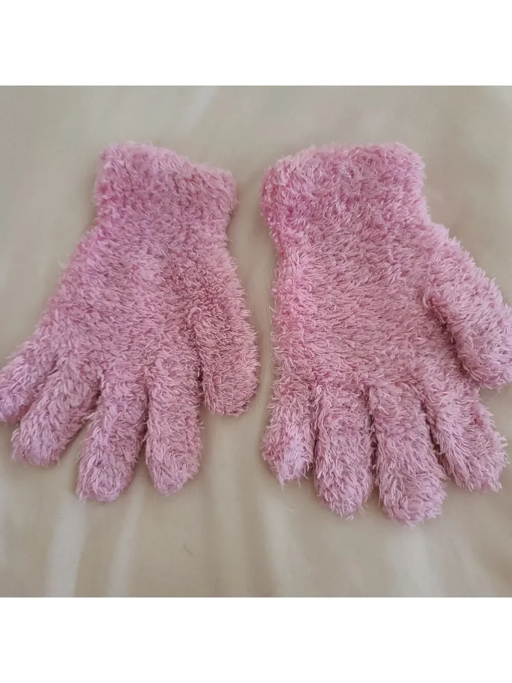Girls Winter Bundle Set Sweater Hat Gloves L 10/12